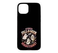 Are You Fall O Ween Directions Funny Ghost Map Halloween Case for iPhone 15 Plus