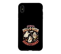 Are You Fall O Ween Directions Funny Ghost Map Halloween Case for iPhone XS Max