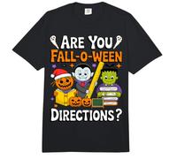 are You Fall O Ween Directions Funny Halloween Teacher Joke Comfort Colors Adult Heavyweight T-Shirt