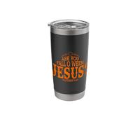 are You Fall O Ween Jesus Christian Halloween Fall Faith Stainless Steel Insulated Tumbler