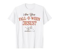 are You Fall-O-Ween Jesus Christian Halloween Pumpkin Bible T-Shirt
