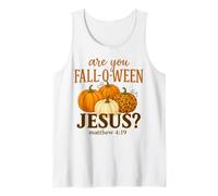 are You Fall O Ween Jesus for Halloween Pumpkin Mathew Tank Top