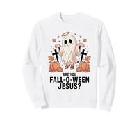 Are You Fall-O-Ween Jesus Ghost Fall Christian Pumpkin Retro Sweatshirt