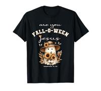 are You Falloween Jesus Christian Halloween Sunflower Ghost T-Shirt