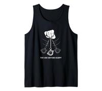 Are You Getting Sleepy Pendulum Clock Funny Hypnotist Tank Top
