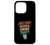 Are You Gonna Finish That Retro Style Boba Tea Lover Case for iPhone 15 Pro Max
