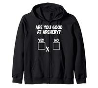 Are You Good At Archery Bowman Target Archer Bowhunting Zip Hoodie