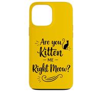 Are You Kitten Me Right Meow - Funny Cat Lover Cat Moms Dads Case for iPhone 13 Pro Max