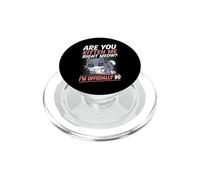 Are You Kitten Me Right Meow I'm Officially 90 Year Old Cat PopSockets PopGrip for MagSafe