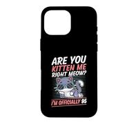 Are You Kitten Me Right Meow I'm Officially 95 Year Old Cat Case for iPhone 16 Pro Max
