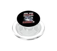 Are You Kitten Me Right Meow I'm Officially 99 Year Old Cat PopSockets PopGrip for MagSafe