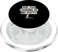 Are You Looking At My Putt Golf Funny Humor PopSockets PopGrip for MagSafe