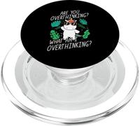 ARE YOU OVERTHINKING? WHAT AM I OVERTHINKING? Funny Horse PopSockets PopGrip for MagSafe