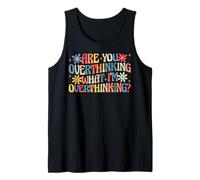 are You Overthinking What I’m Overthinking Retro Groovy Tank Top