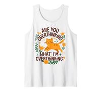 are You Overthinking What I'm Overthinking Cat Funny Tank Top