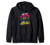 ARE YOU OVERTHINKING WHAT I'M OVERTHINKING? Meditating Zip Hoodie