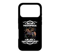 ARE YOU PHILOSOPHICAL OR JUST A SAGITTARIUS DEEP? Case for iPhone 17 Pro