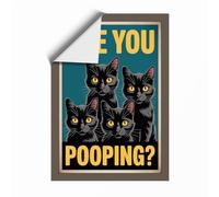 Are You Pooping Retro Unframed Wall Art Print A1 (84.1×59.4cm), Wall Decor for Living Room, Bedroom, Office & Home, Art Gift