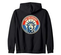 Are You Serious - Statue of Liberty - Donald Trump Zip Hoodie