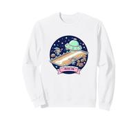 Area 25 Gingerbread Landing, Elves UFO Cookie Runway Art Sweatshirt