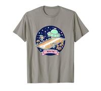 Area 25 Gingerbread Landing, Elves UFO Cookie Runway Art T-Shirt