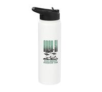 Area 51 Alien Invasion Prevention Team UFO Flying Saucer Stainless Steel Insulated Water Bottle