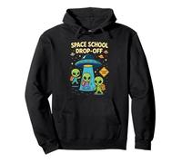 Area 51 Alien Kids Space School Drop Off Back to School Pullover Hoodie