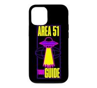 Area 51 Alien UFO Retro Space Typography Case for iPhone 12/12 Pro