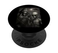 Area 51 Bigfoot Alien Friends Selfie PopSockets Adhesive PopGrip
