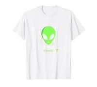 Area 51 Escapee Alien UFO Sci-Fi Enthusiast Gift T-Shirt, Men, White, XL