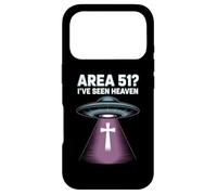 Area 51 Ive Seen Heaven Christian Cross UFO Case for iPhone 17 Pro