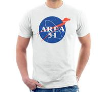 Area 51 Parody NASA Men's T-Shirt White