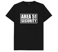 Area 51 Security Kids Womens Mens T Shirt Small Black