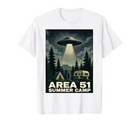 Area 51 Summer Camp Alien Encounter Adventure Print Value Graphic T-Shirt