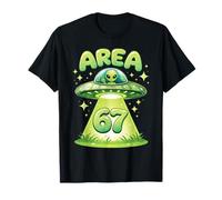 Area 67 UFO Alien Funny Six Seven Gen Alpha Slang Kids T-Shirt