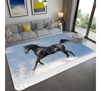 Area Carpet Animal Horse ,3D Printed Bathroom Carpet,Bedroom Decor For Teen Girlsarea Rug Carpet For Girls Bedroom Non-Slip Comfy Floor Casual Mat Carpet 40 X 60 Cm Easy Clean /3686747353350