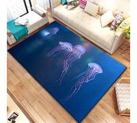 Area Carpet Colorful Animal Jellyfish ,3D Printed Bathroom Carpet,Bedroom Decor For Teen Girlsarea Rug Carpet For Girls Bedroom Non-Slip Comfy Floor Casual Mat Carpet 40 X 60 Cm Easy Cl /1793491405113