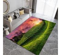 Area Carpet Sunset Grassland Scenery ,3D Printed Bathroom Carpet,Bedroom Decor For Teen Girlsarea Rug Carpet For Girls Bedroom Non-Slip Comfy Floor Casual Mat Carpet 100 X 200 Cm Easy C /5488323021849