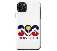 Area Code 303 Denver City Flag Coloradan Native American Art Case for iPhone 11 Pro Max
