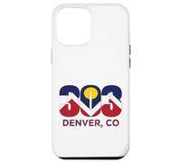 Area Code 303 Denver City Flag Coloradan Native American Art Case for iPhone 12 Pro Max