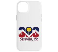 Area Code 303 Denver City Flag Coloradan Native American Art Case for iPhone 14 Plus