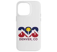 Area Code 303 Denver City Flag Coloradan Native American Art Case for iPhone 14 Pro Max