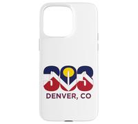 Area Code 303 Denver City Flag Coloradan Native American Art Case for iPhone 15 Pro Max
