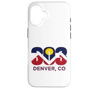 Area Code 303 Denver City Flag Coloradan Native American Art Case for iPhone 16
