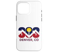 Area Code 303 Denver City Flag Coloradan Native American Art Case for iPhone 16 Pro Max
