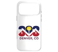 Area Code 303 Denver City Flag Coloradan Native American Art Case for iPhone 17 Pro Max