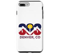 Area Code 303 Denver City Flag Coloradan Native American Art Case for iPhone 7 Plus/8 Plus