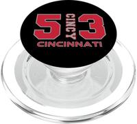 Area Code 513 Cincy Downtown Cincinnati Ohio Art Home Cinci PopSockets PopGrip for MagSafe