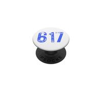 Area Code 617 for Boston Massachusetts MA 617 PopSockets Adhesive PopGrip