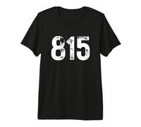 Area Code 815 Rockford Illinois Premium T-Shirt